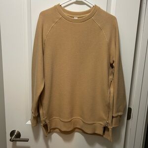 Varley Women's Beige Crewneck Sweater
